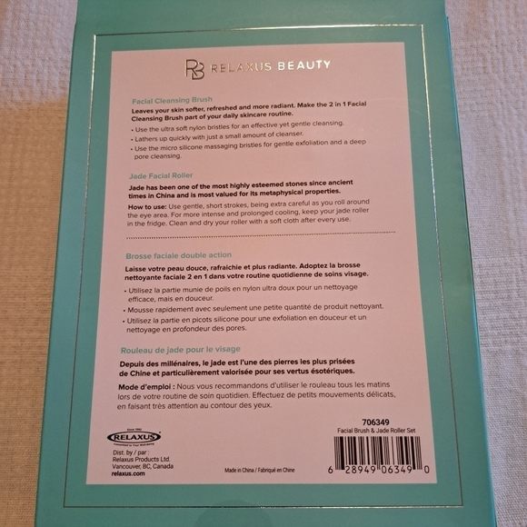 Relaxus Beauty facial brush & jade roller set - Picture 3 of 3